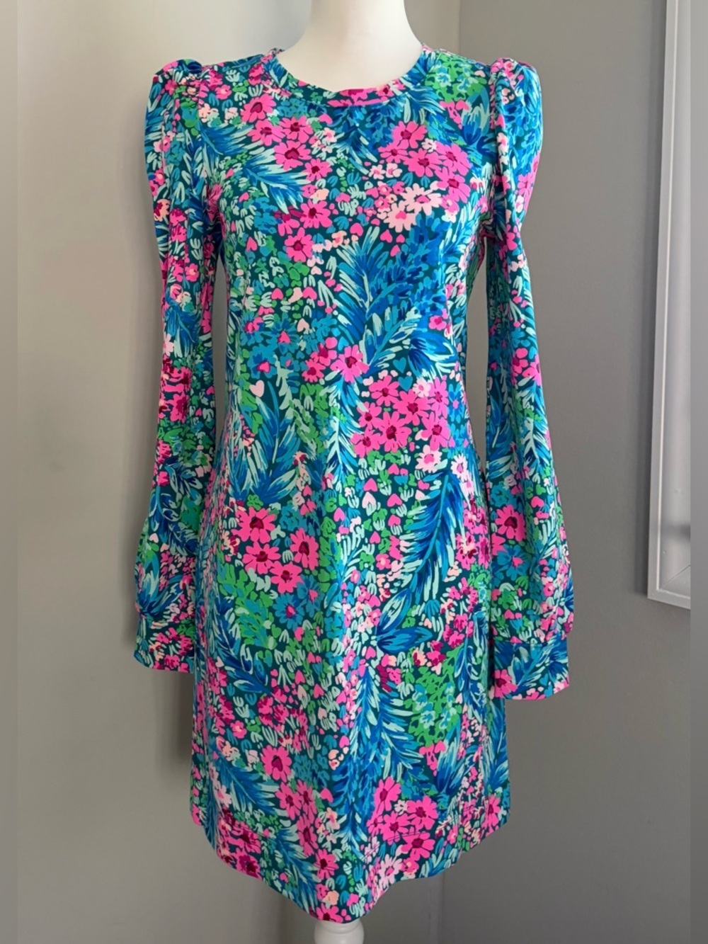 Lilly Pulitzer Jansen Dress in Multi Tiny Garden Size S - Picture 4 of 10